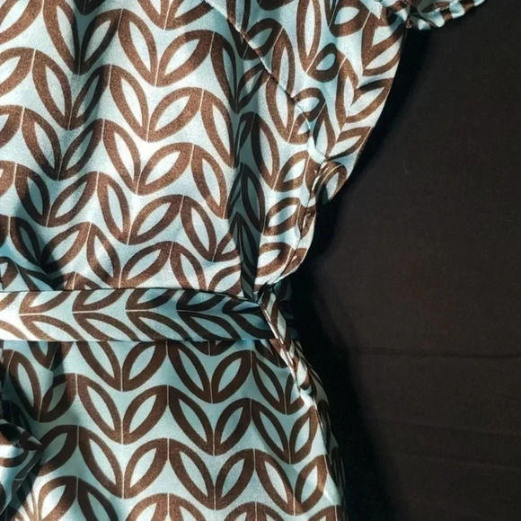 Dressbarn | SS Blouse | Size M | Lt. Teal - Picture 7 of 8